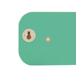 Patère Chacha 4 Crochets 50x4,5x20 cm Vert et Rouge