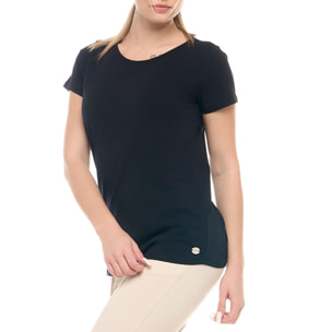 T-shirt a maniche corte da donna Leone Basic