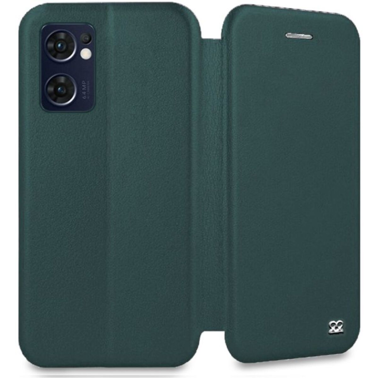 Etui IBROZ Oppo Find X5 Lite Etui Cuir Kaki