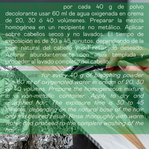 Valquer Decogreen 0% ammonia Polvos decolorantes - 1000 g