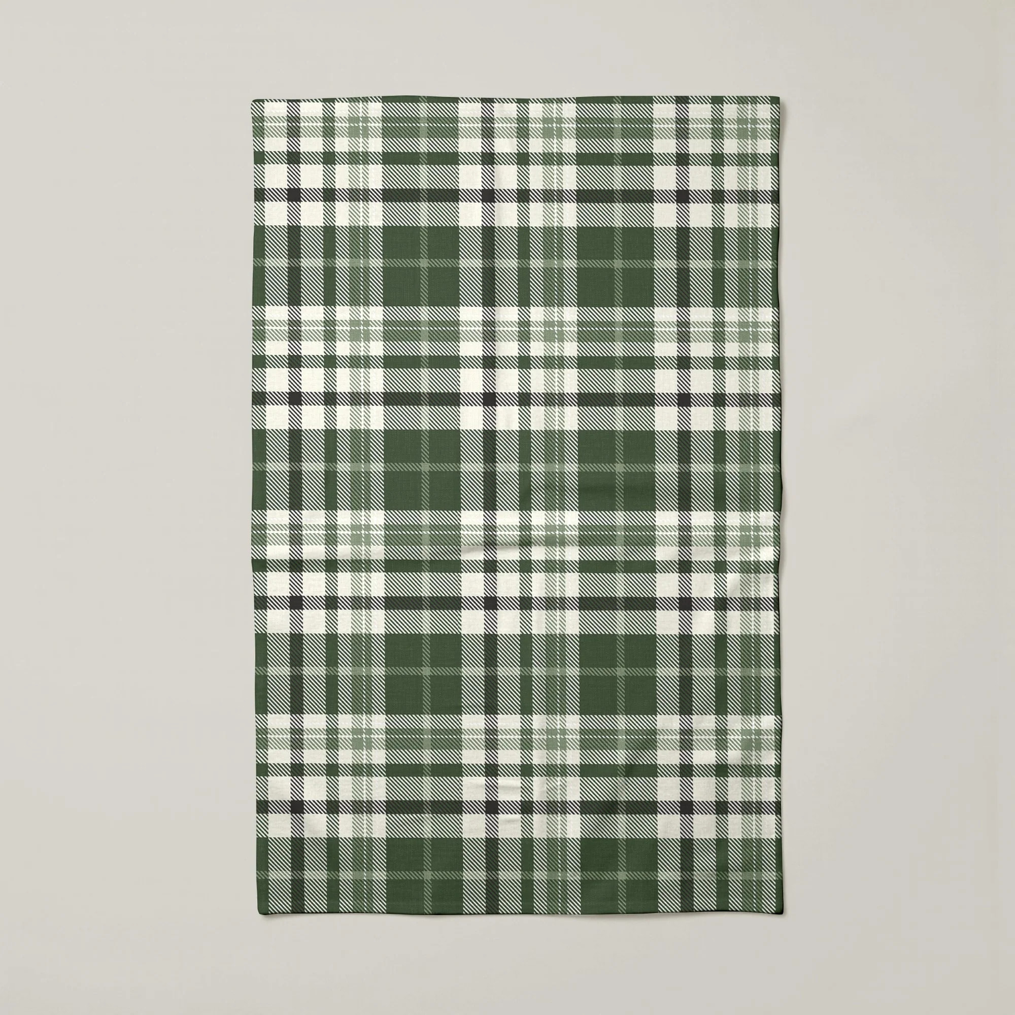 Lot de 2 torchons de cuisine 100% coton Davis Green