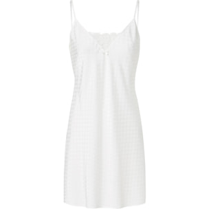 Camisón corto marfil