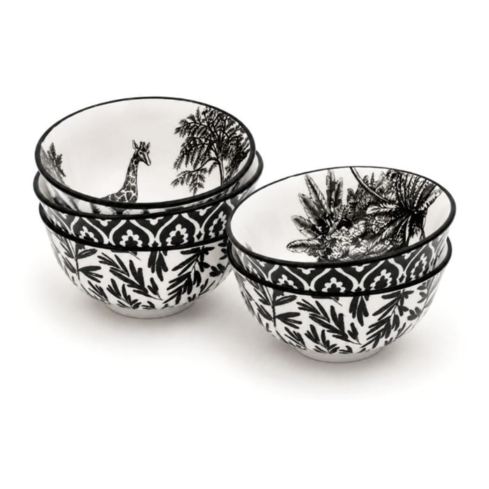 Lot de 6 petits bols, SAVANA