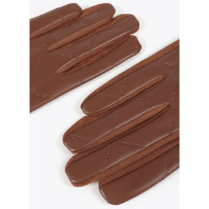 Guanti con Logo a Reticolo