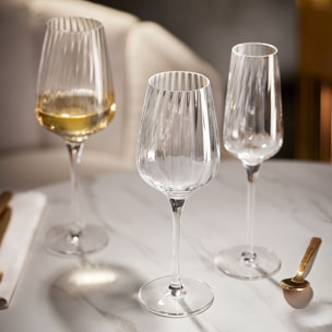 6 verres à pied 55 cl