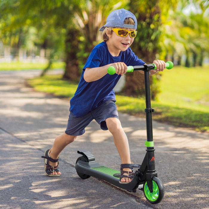 Trottinette électrique enfants 6 ans + pliable, hauteur réglable 75-80 cm, vitesse max  8 km/h