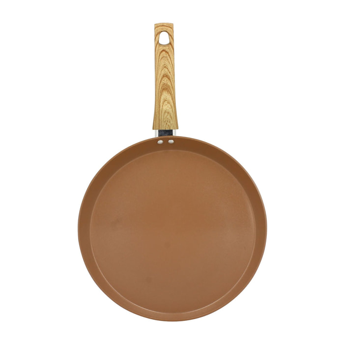 Galetière en revêtement céramique 32cm noisette - tous feux COLORAMA