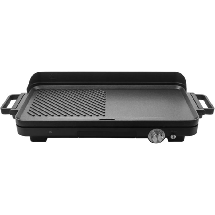 Plancha électrique ESSENTIELB EPL4 noir à poser , 50x25 cm