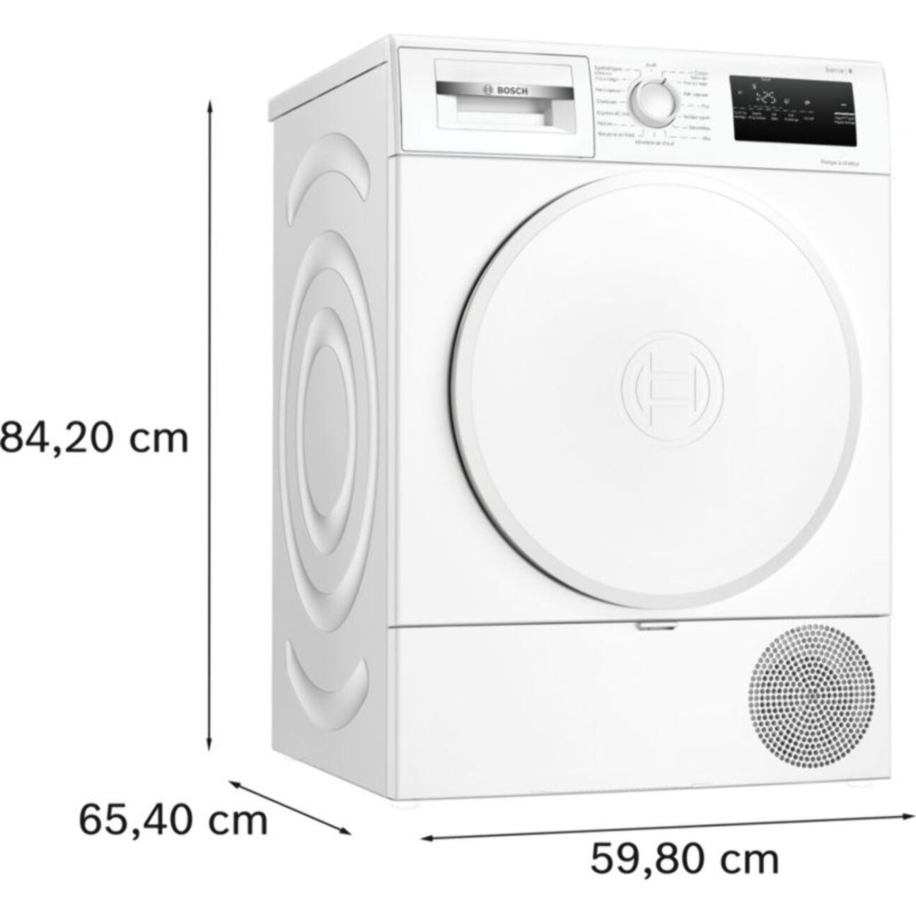 Sèche linge pompe à chaleur BOSCH WTH8320DFR