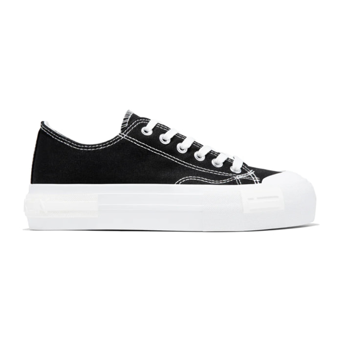 Zapatillas Mujer Casual One Way Low Classic Negro D.Franklin