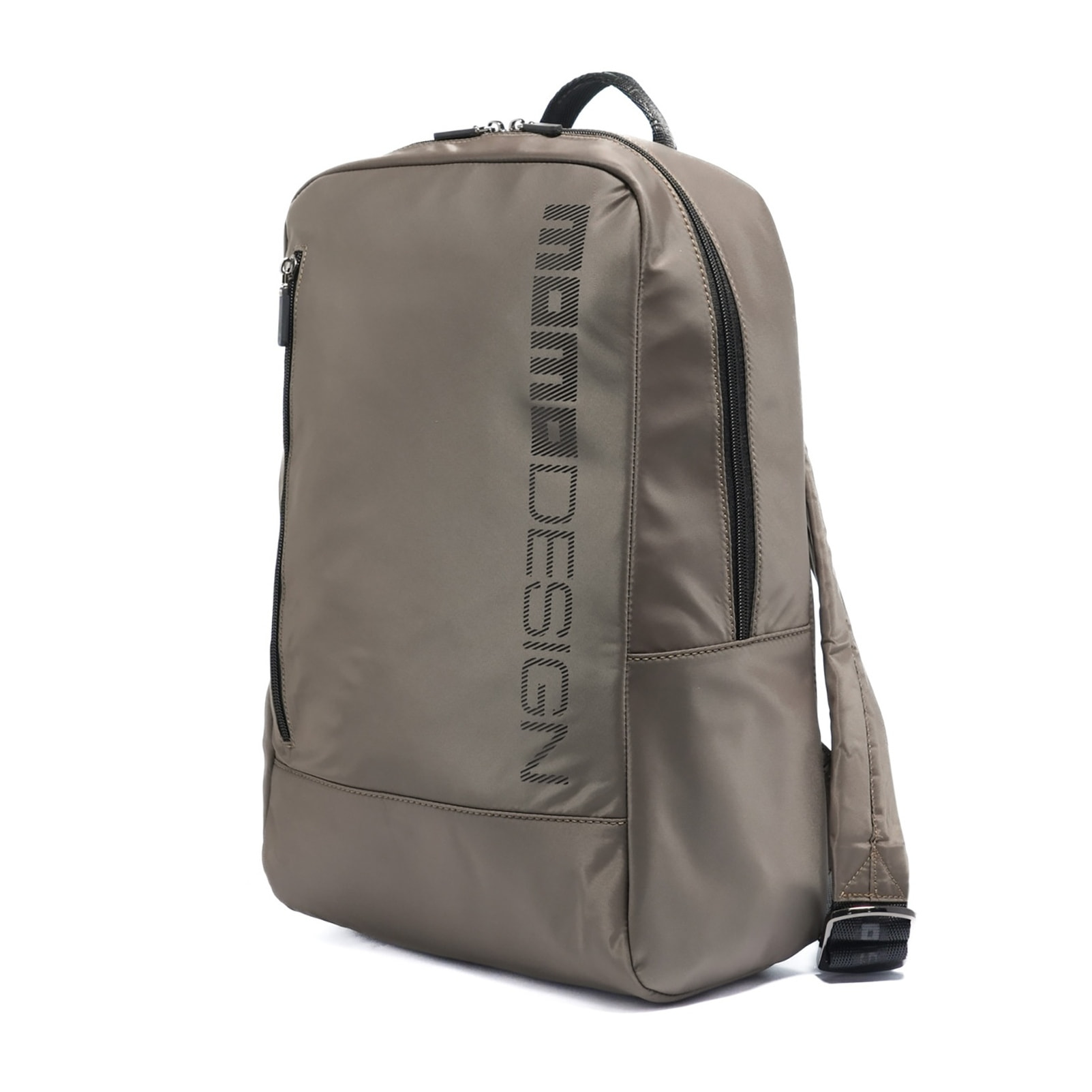 Zaino uomo casual Zenith Chic - Poliuretano - Chiusura zip - 39.0 x 26.0 x 16.0 cm