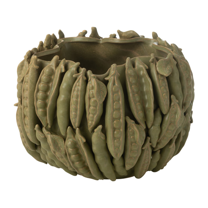 J-Line vase Botanica Petits Pois Large - céramique - vert