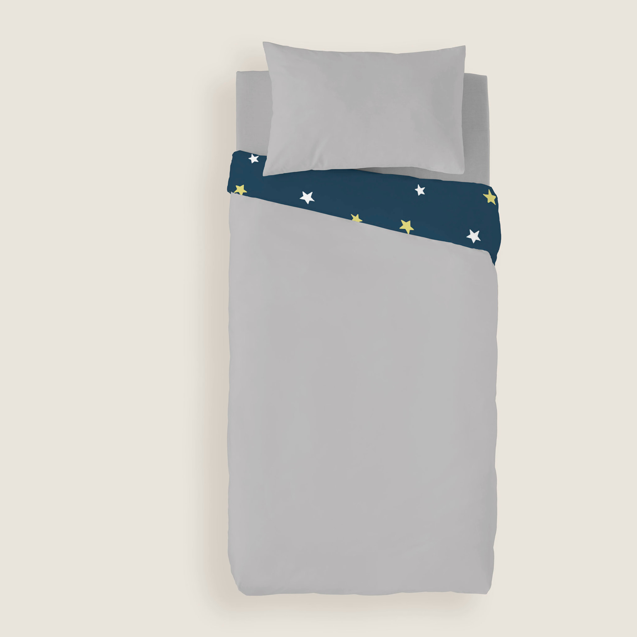 Cool Kids - Funda Nórdica Estampada - Infantil - Cierre Solapa - 100% Algodón - Incluye 1 Funda de Almohada - Neil