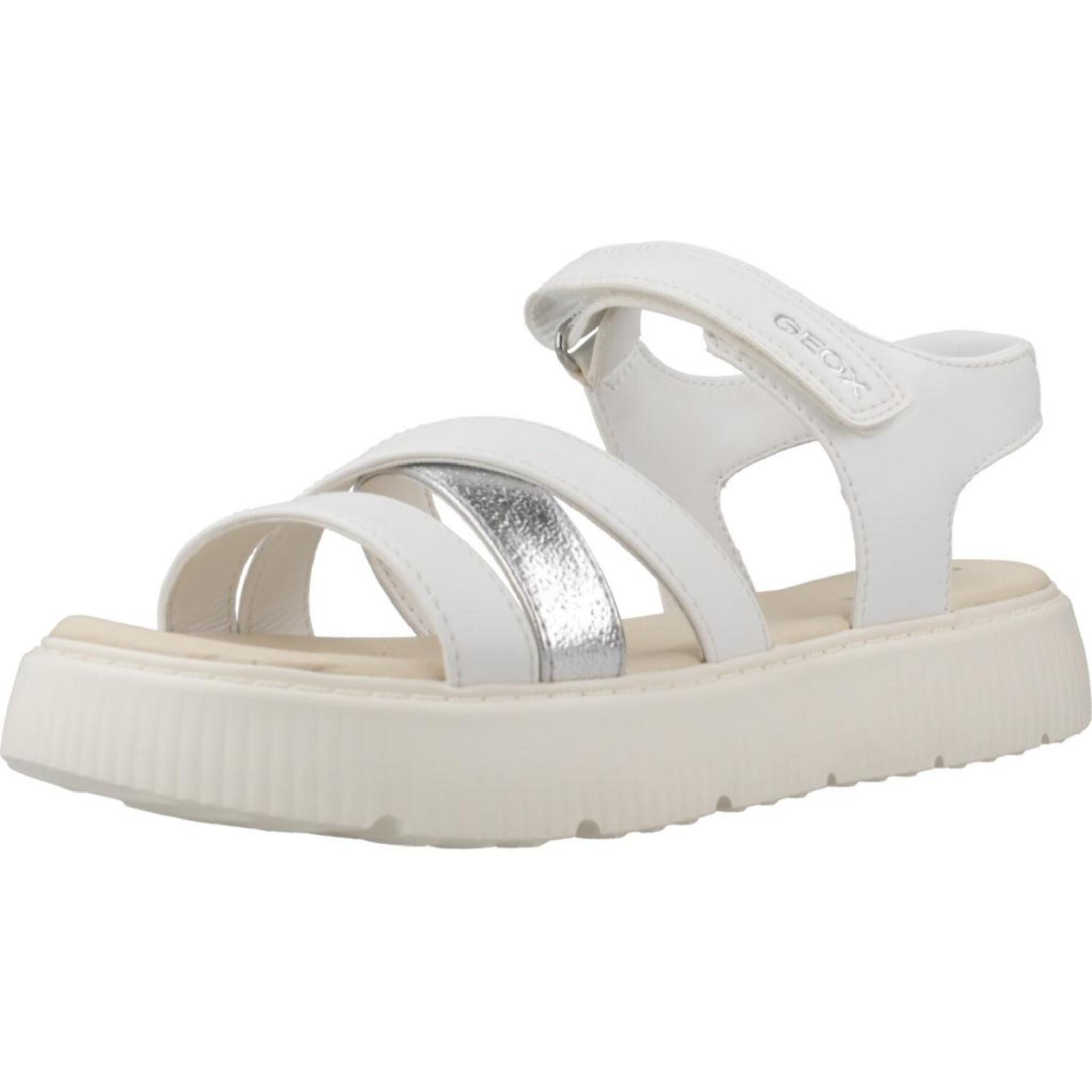 Sandalias Niña de la marca GEOX  modelo J SANDAL KODETTE GIR BLANCO