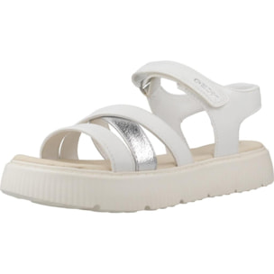 Sandalias Niña de la marca GEOX  modelo J SANDAL KODETTE GIR BLANCO