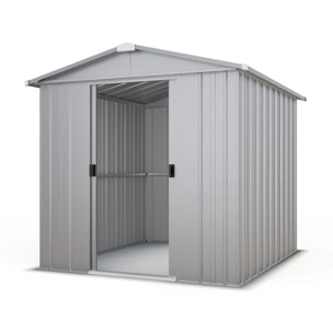Abri de jardin métal Yardmaster Eco 3,85 m² + kit d'ancrage