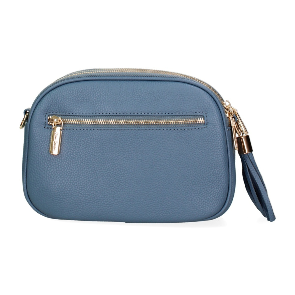 Borsa a tracolla da donna Made in Italy - Modello Cordelia Pro - 100% pelle - 22.5 x 17.0 x 9.5 cm