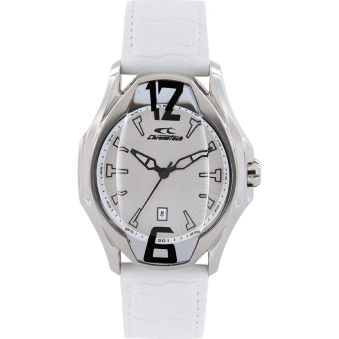 Orologio Chronotech Bianco-Argento