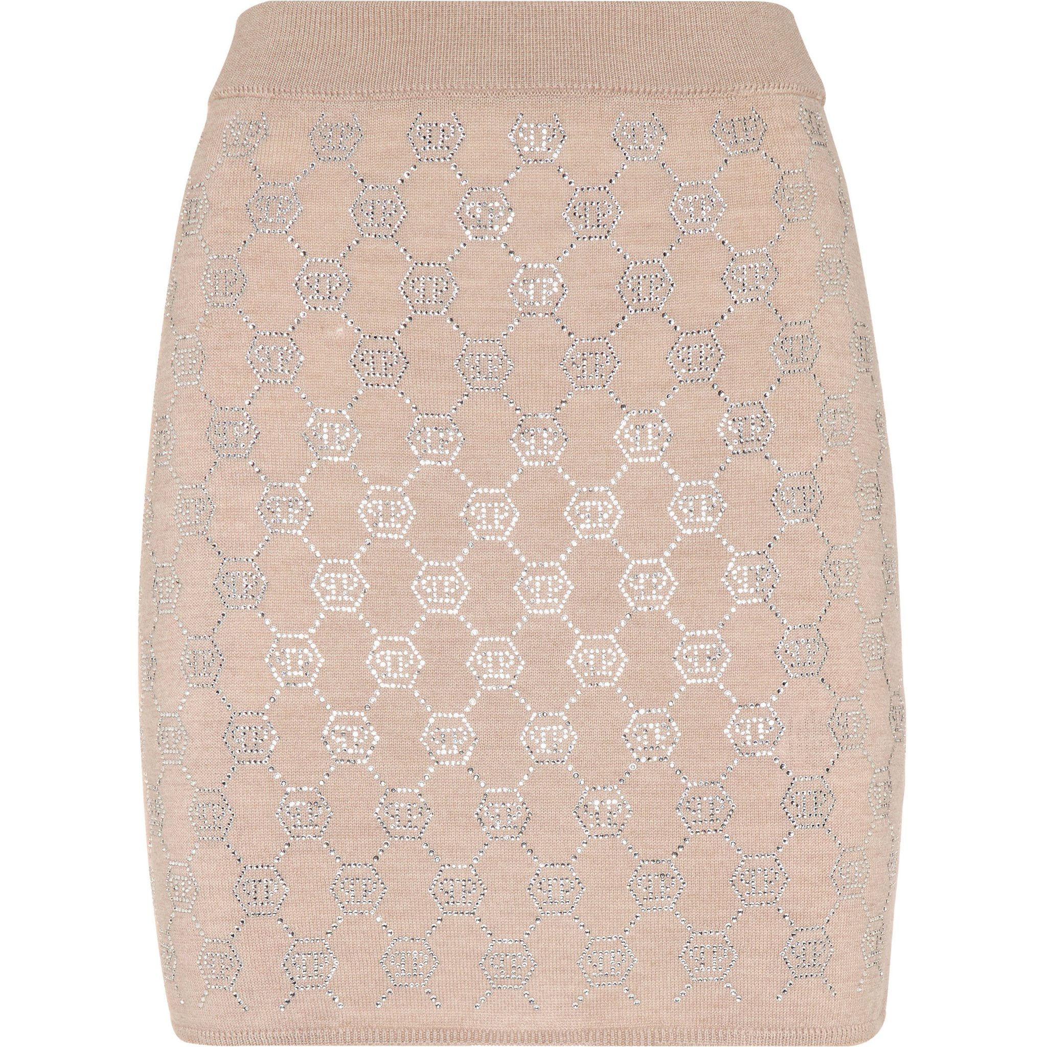 PHILIPP PLEIN Knit Mini Skirt MONOGRAM