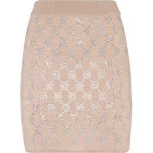 PHILIPP PLEIN Knit Mini Skirt MONOGRAM