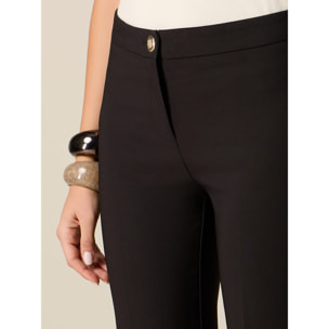 Oltre - Pantaloni in tessuto tecnico - Nero