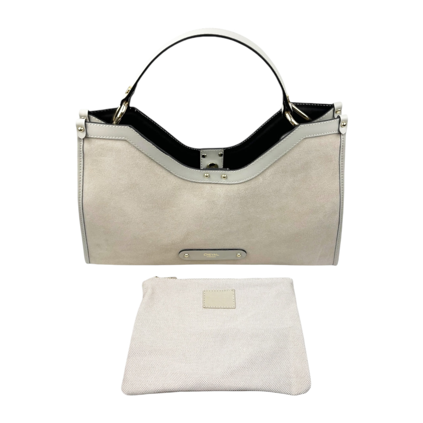 Bolso de Hombro Cheval Firenze Capri F/W Beige