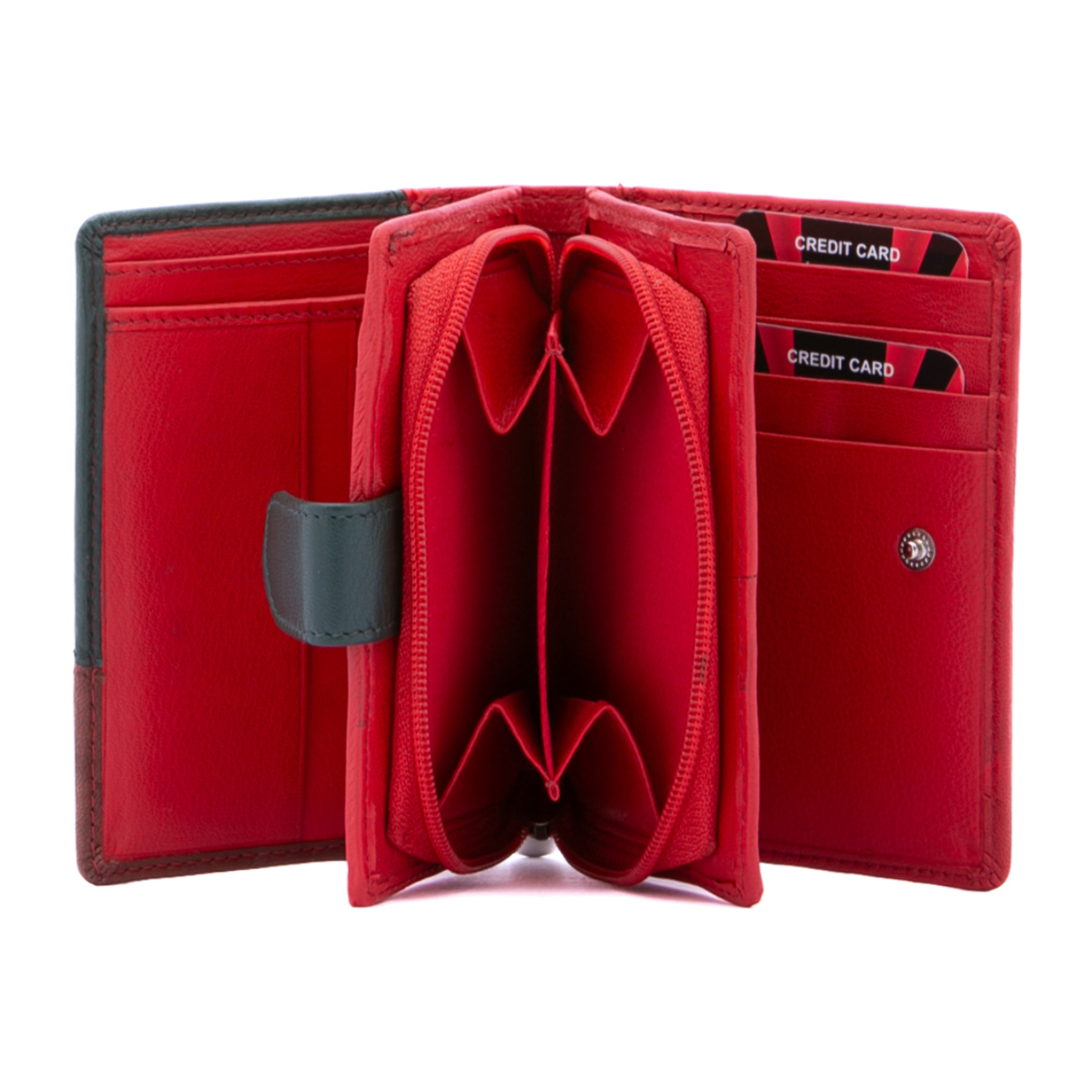 Portafoglio  da donna ecopelle Prodotto Vegano 13x9x3 cm