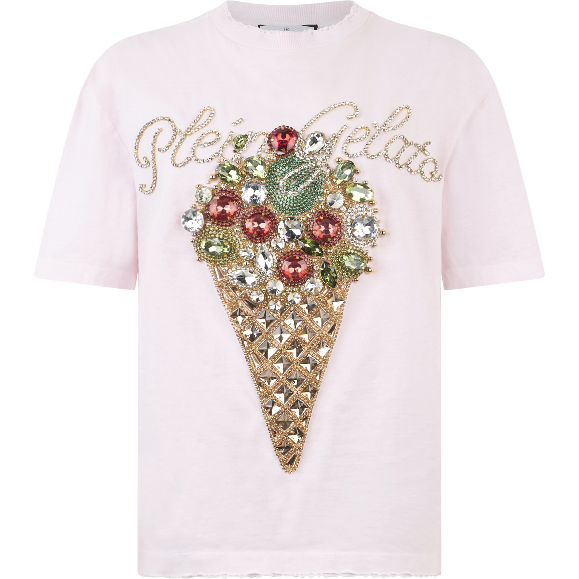 PHILIPP PLEIN Washed Man Fit T-Shirt Gelato