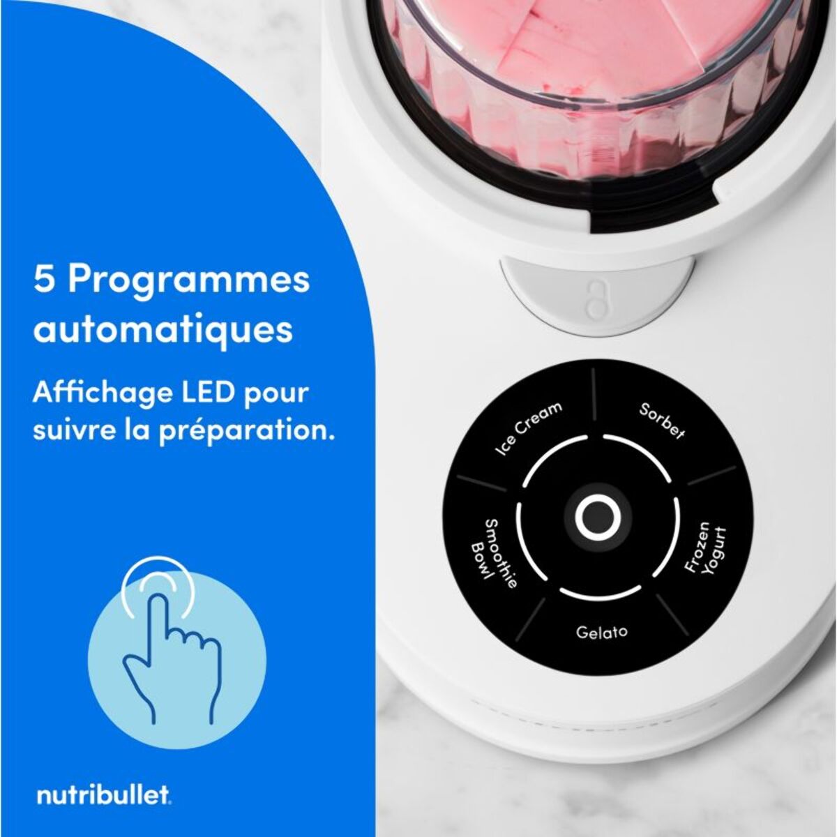 Turbine à glace NUTRIBULLET CHILL NBD0503W
