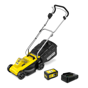 Tondeuse à gazon sans fil Karcher LMO 2-18 - Coupe 32 cm- mulshing- 250 m²- Batterie 18V 2-5 Ah