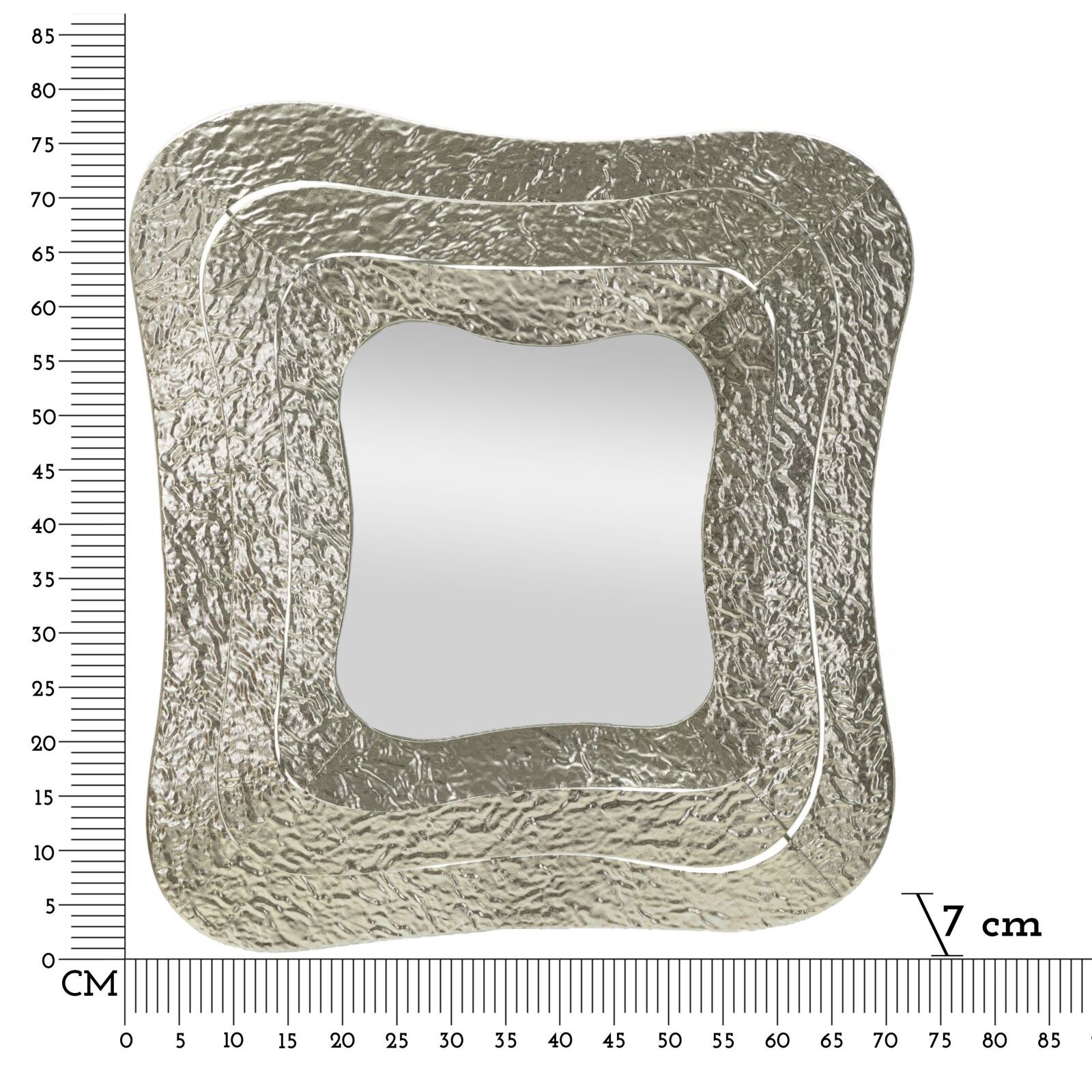SPECCHIO AURY SQUARE CM 74X7X79