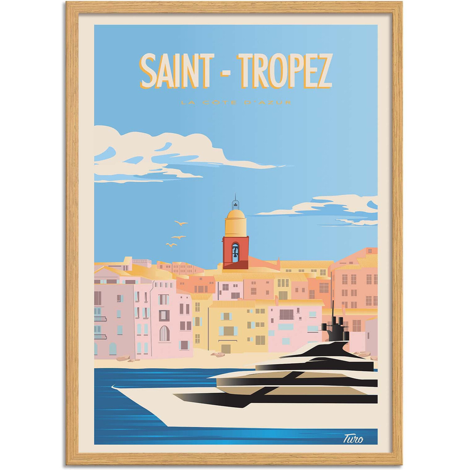 Affiche - Saint-Tropez - Turo