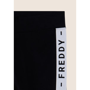 Leggings con bande laterali e scritta FREDDY MST