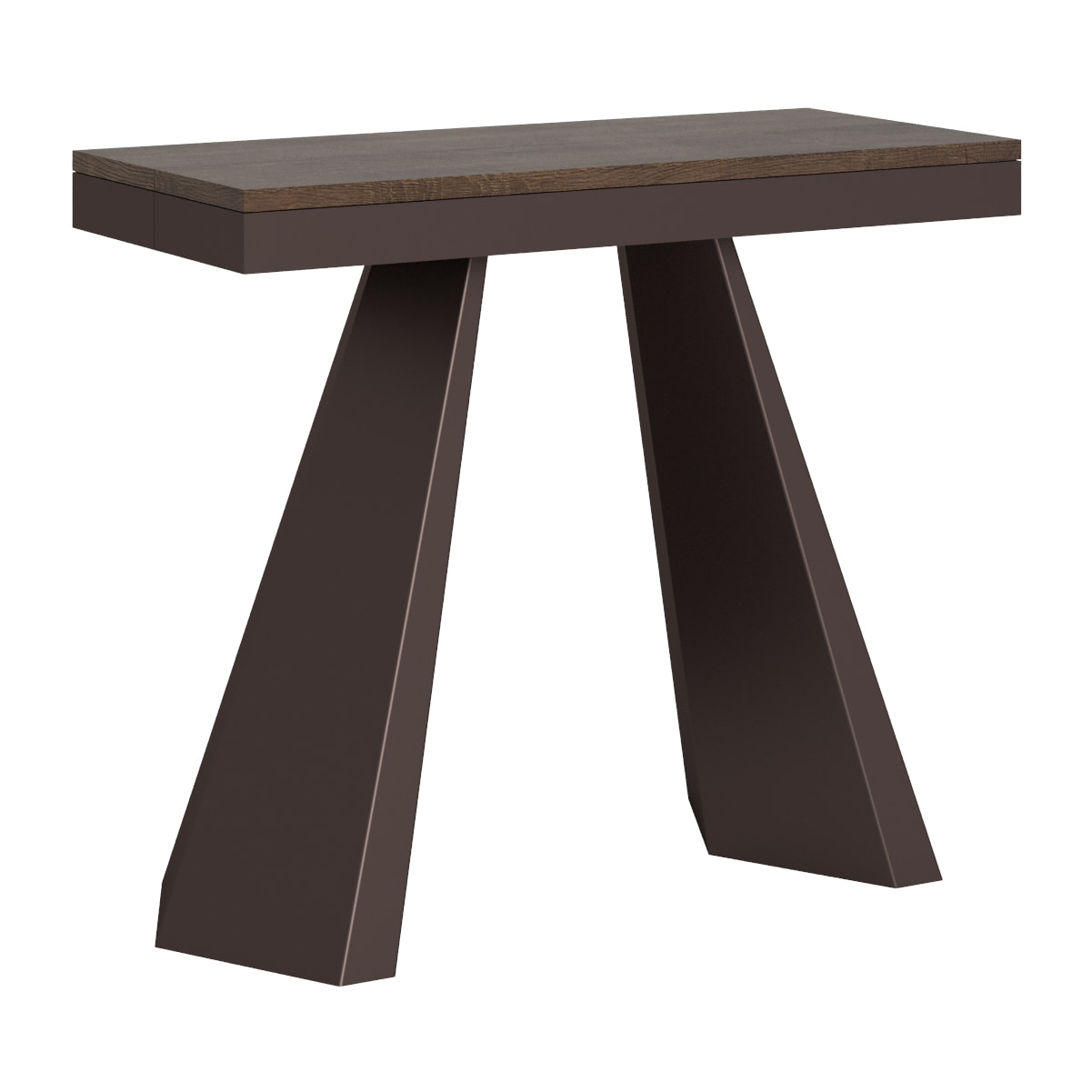 Consola extensible 90x40/300 cm Diamante Evolution Nogal estructura Orso