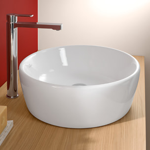 Mitigeur lavabo surélevé Architectura avec vidage Push Open chrome