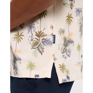 Camiseta Manga Corta Beige - Mauka