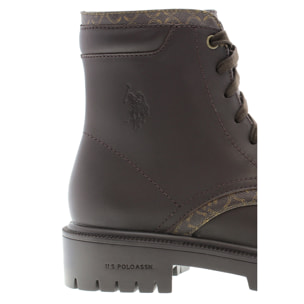 Stivaletti U.S. Polo Assn. marrone scuro