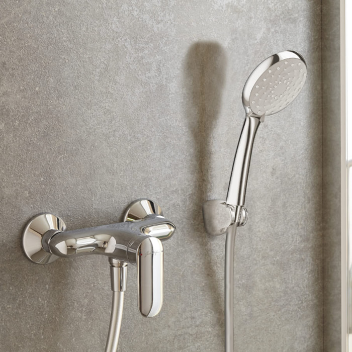 Douchette 3 jets Awaken organic avec support