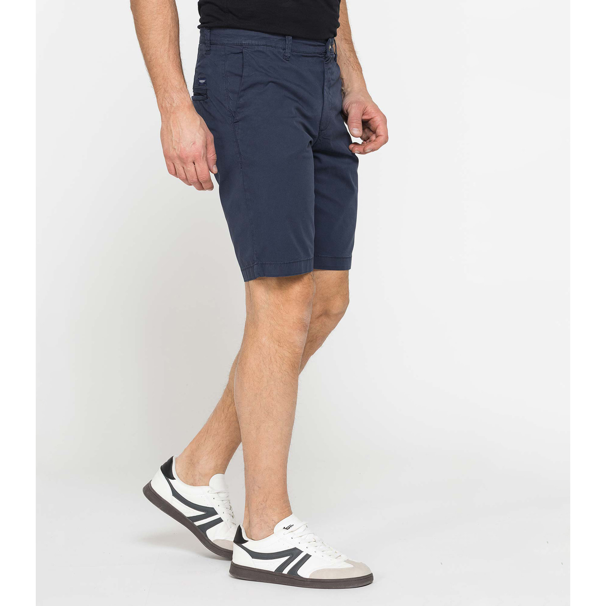 PANTALONE CORTO CHINO IN GABARDINA STRETCH
