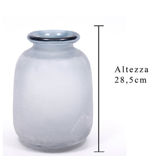 Vaso. Altezza 28,5 Cm - Pezzi 1 - 20,5X28,5X20,5cm - Colore: Grigio - Bianchi Dino - Decori Casa E Complementi