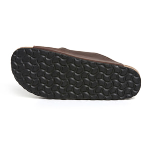 SANDALIA BABUNKERS MARRON