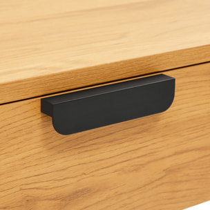 Bureau en bois 2 tiroirs LOUIS