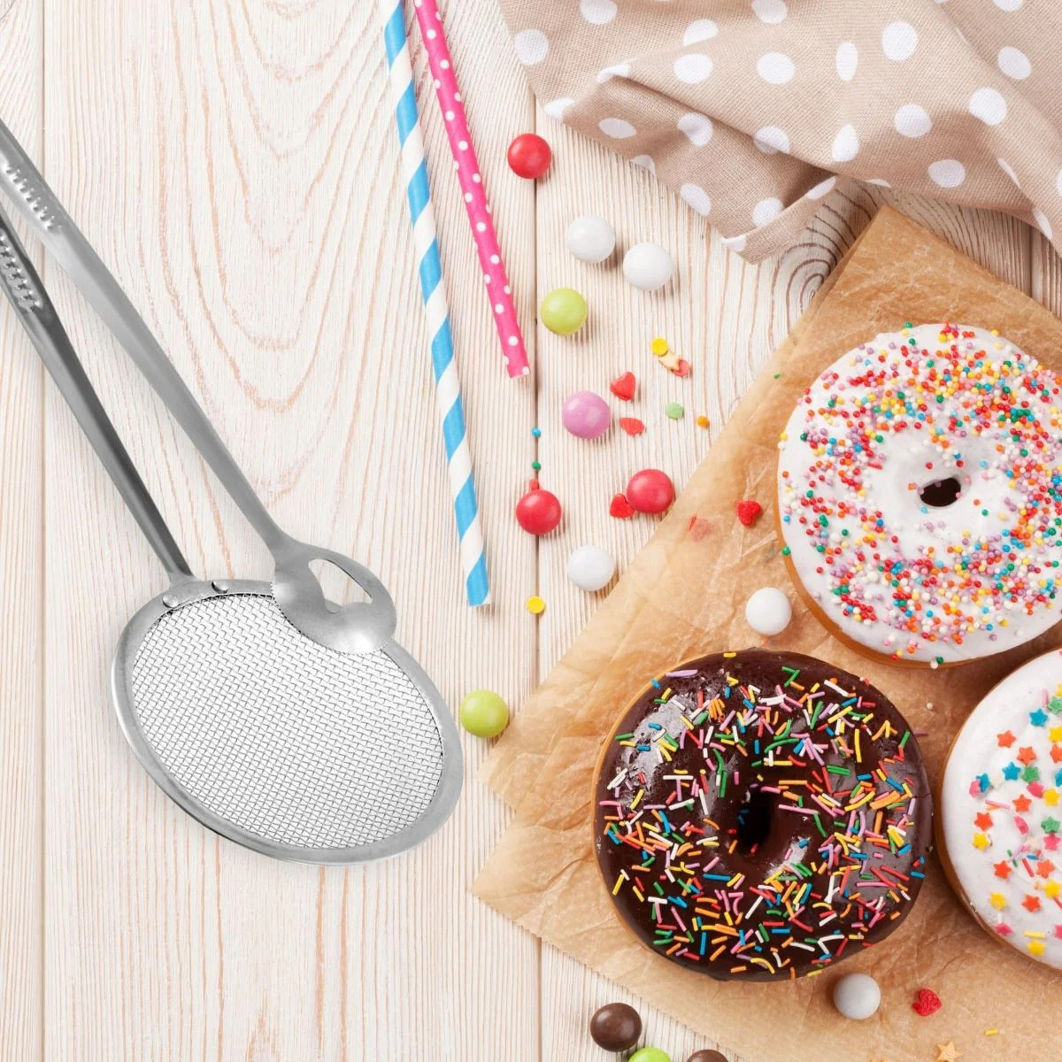 Pince à friture pour beignets au chocolat 28,5 cm Zenker