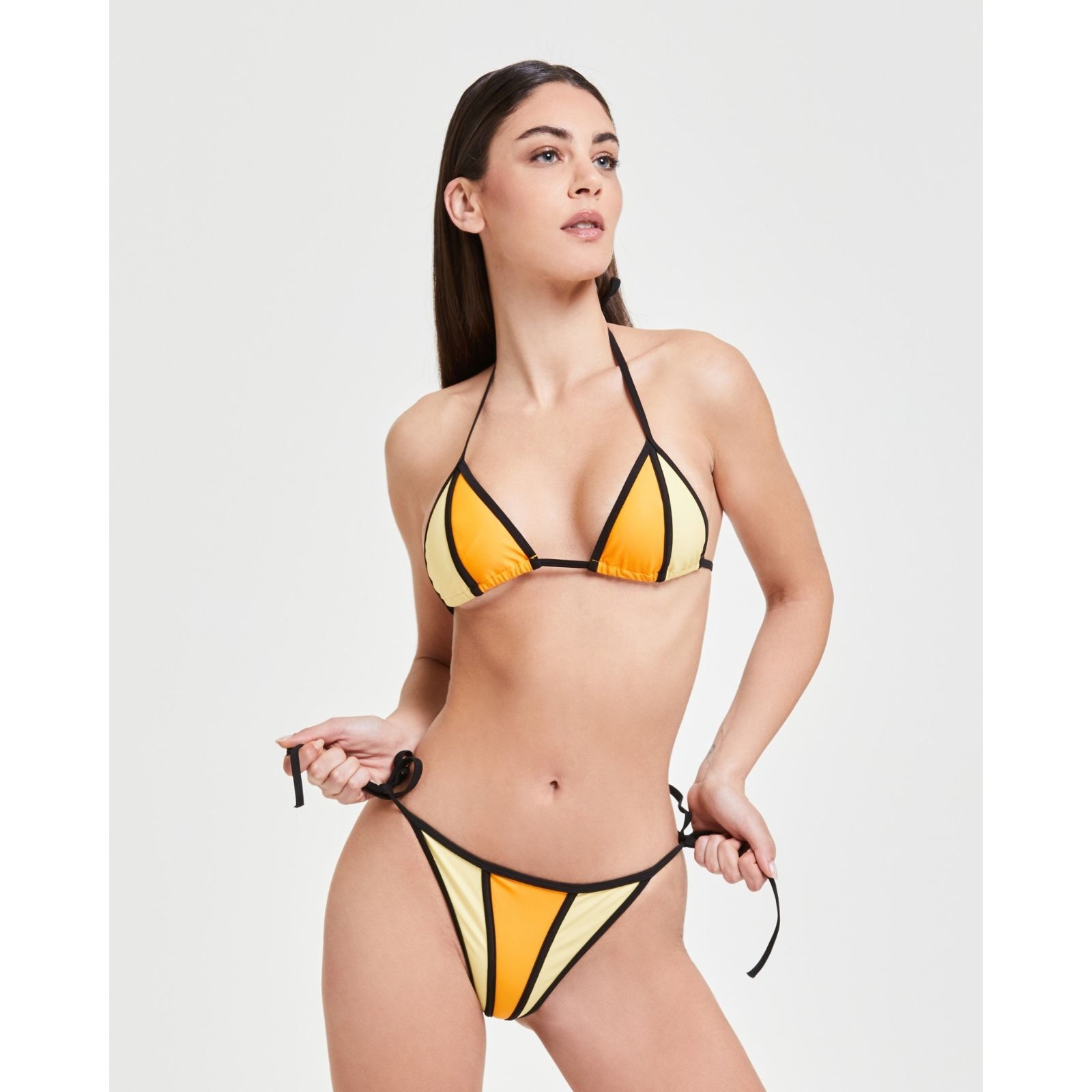 Pompea x Silvian Heach slip con lacci laterali