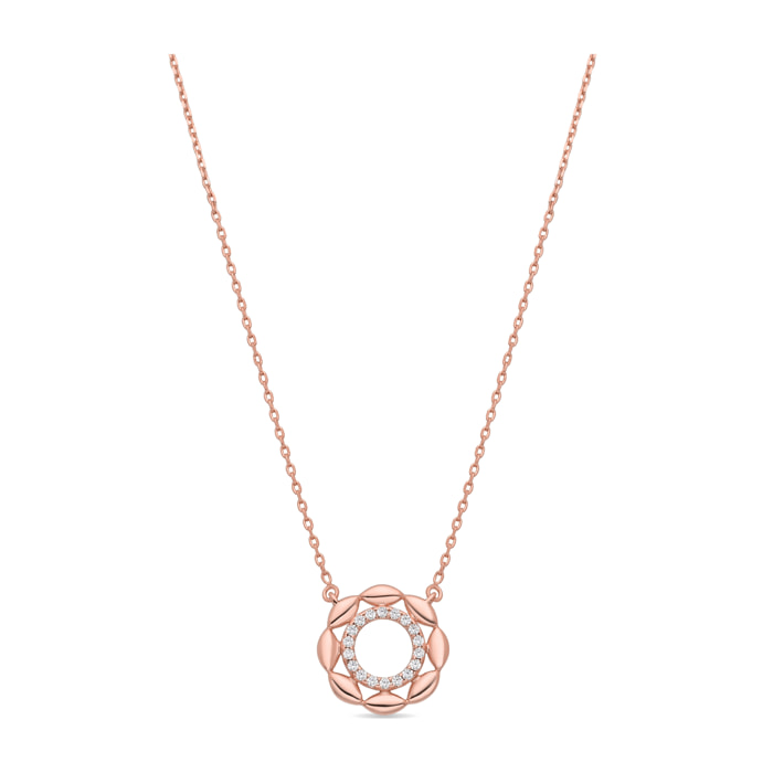 Collar Lionyad acabado oro rosa 18k
