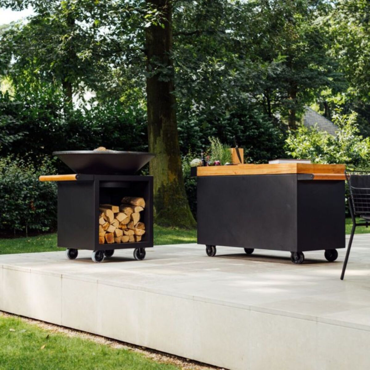 Brasero OFYR Classic Storage Black 100 Pro OC4B100