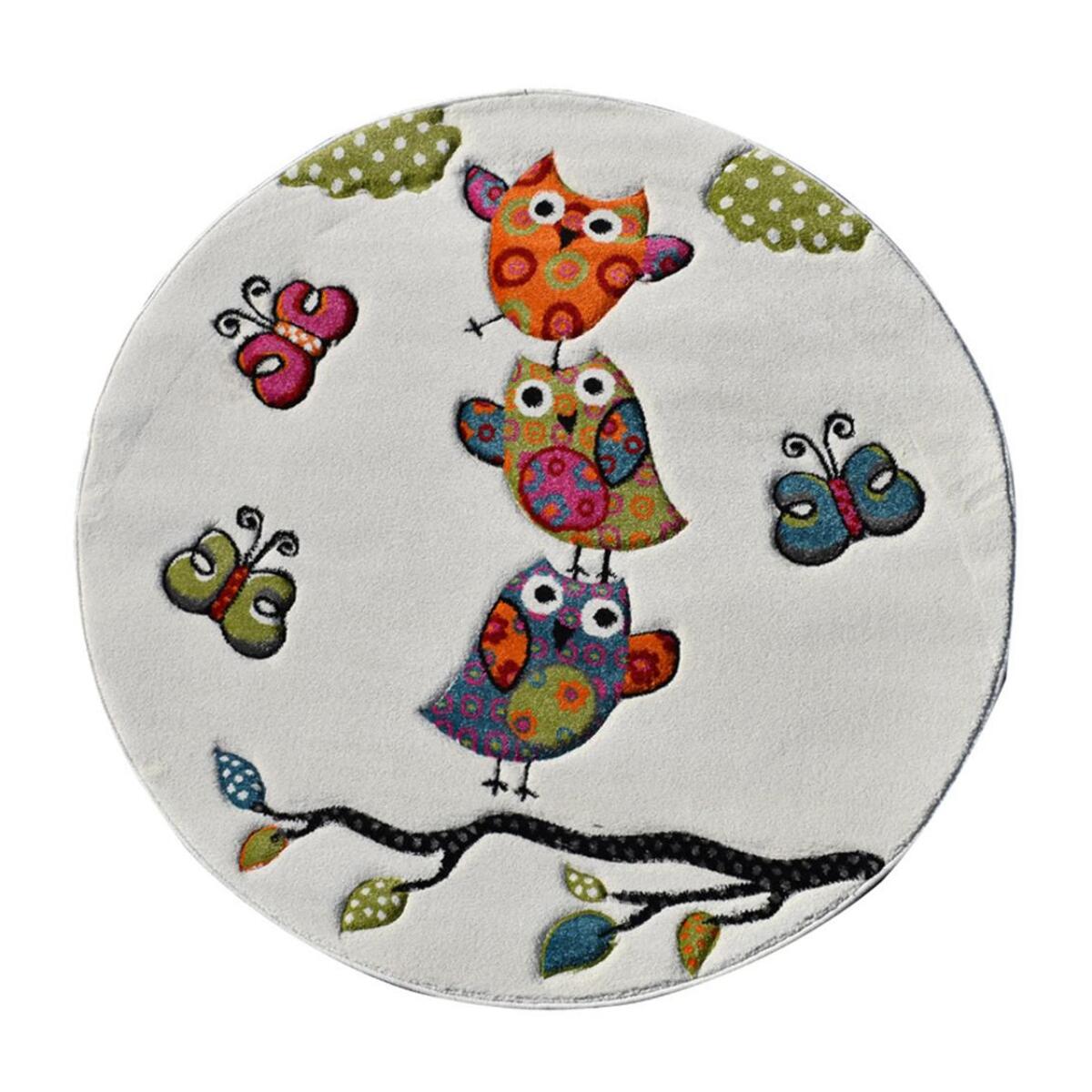 Tapis enfant tissé motif animaux MOFI