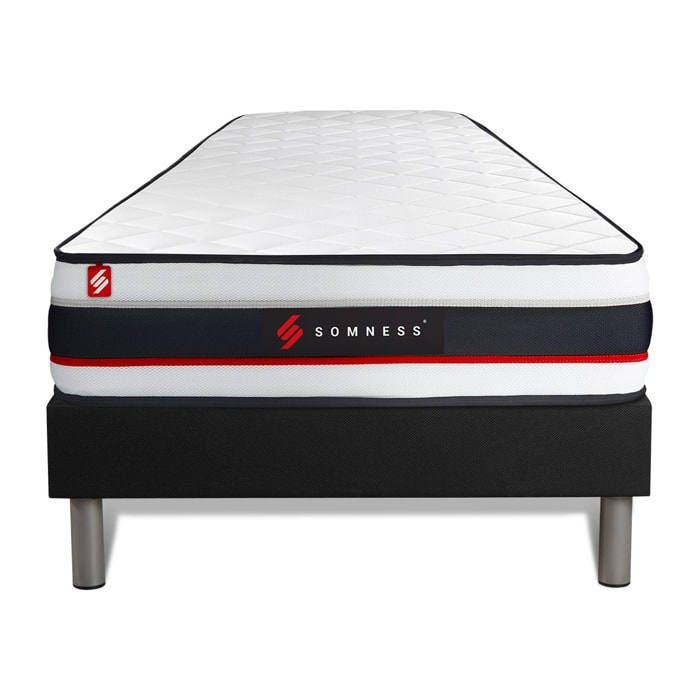 Ensemble matelas FORM + sommier kit noir