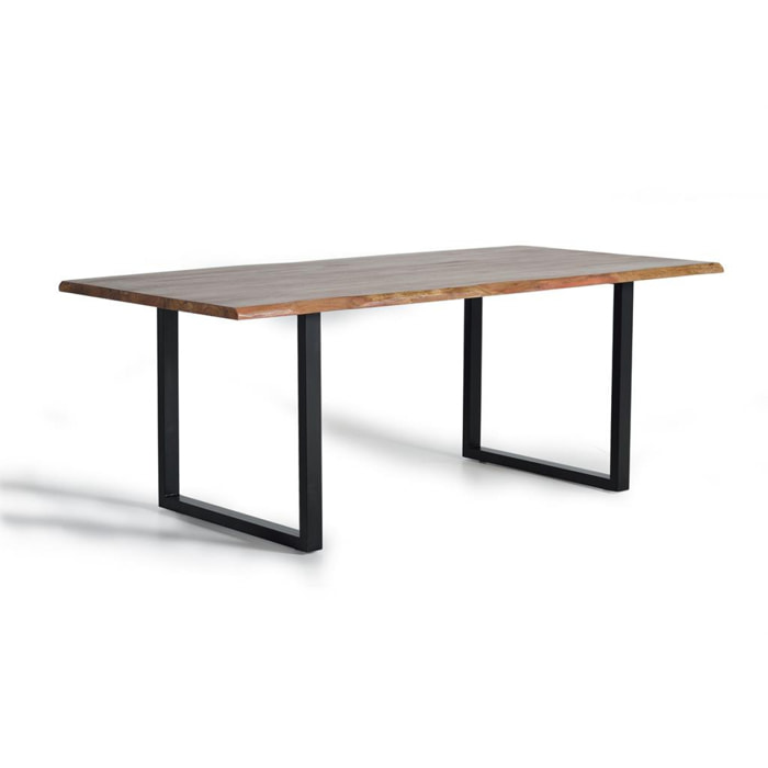 Mesa de comedor - Madera de Acacia y Metal