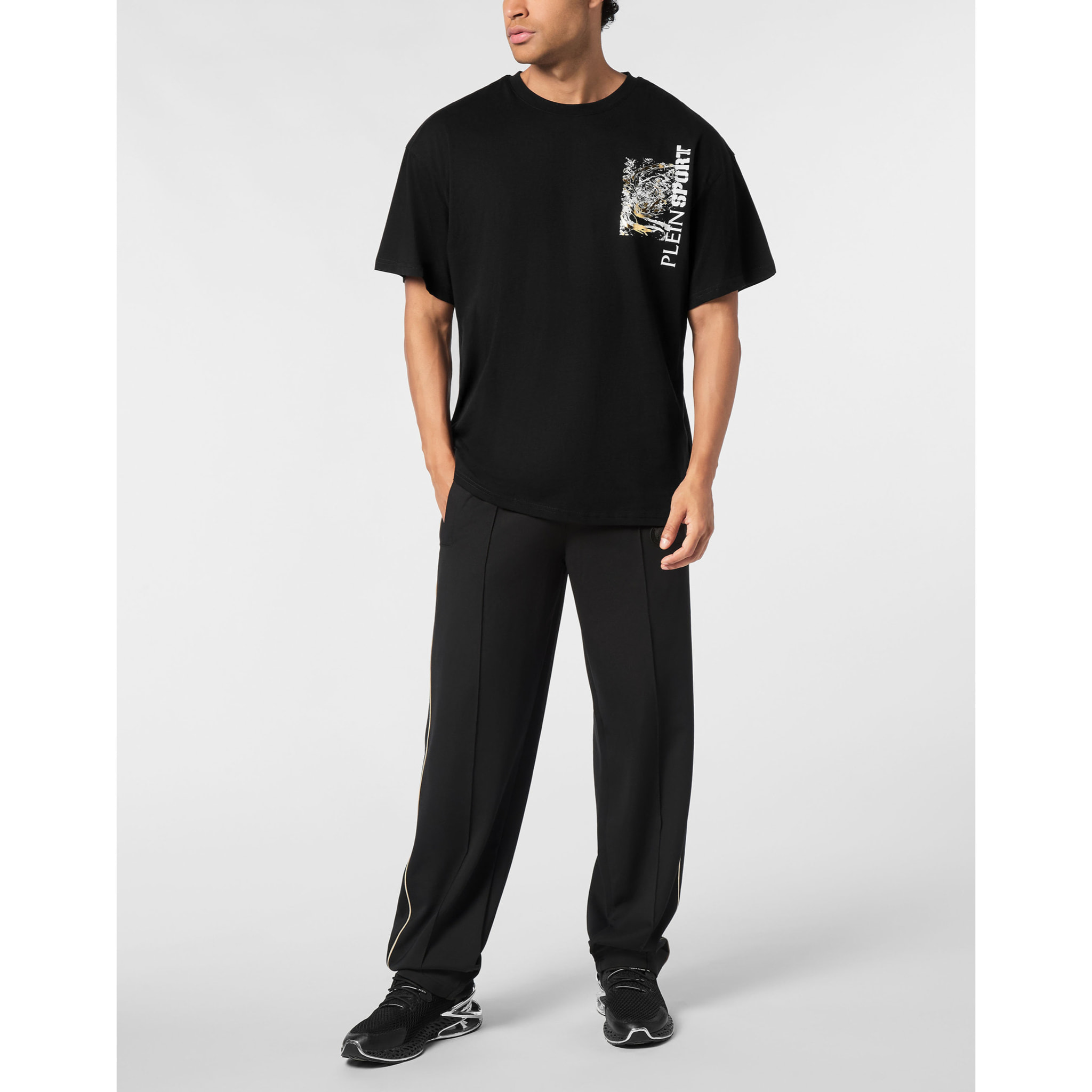 PLEIN SPORT T-Shirt Round Neck Ss TIGER